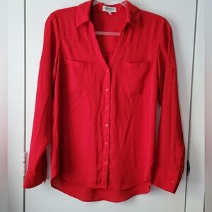 Express Portofino Red Blouse